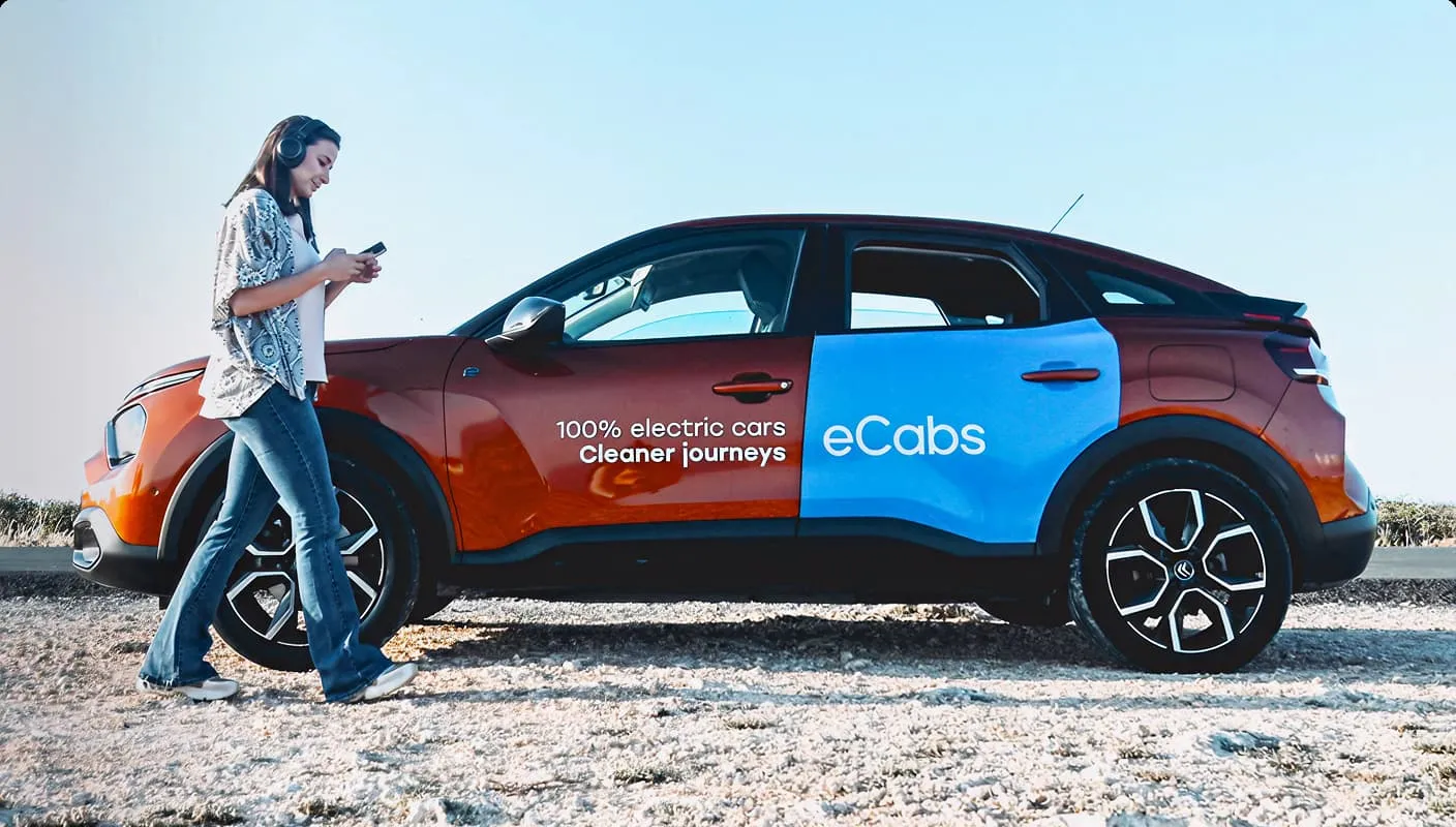 eCabs electric car in Malta